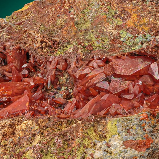 Crocoite-Callenberg North No. #1 | Callenberg | Zwickau | Saxony | Germany